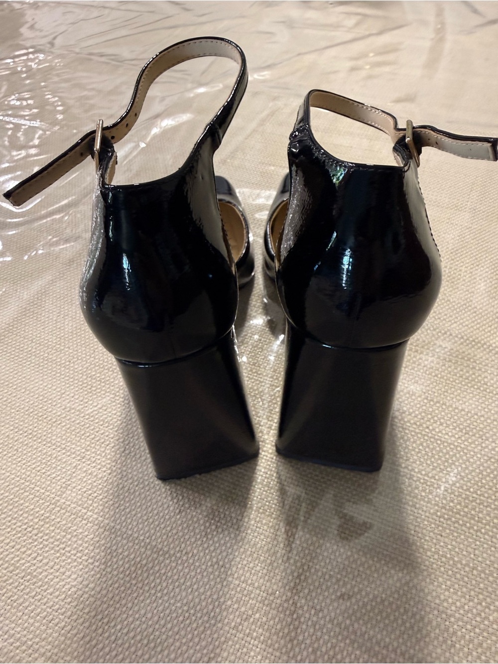 Jessica Simpson Lollah Block Heel Ankle Strap Pumps size 8.5 - Picture 3 of 5